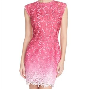 Pink ombré Adelyn Rae lace dress